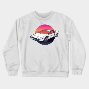 the vaporwave car of the future Crewneck Sweatshirt